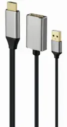 Adapter HDMI to DP 4K 60Hz USB-A powered