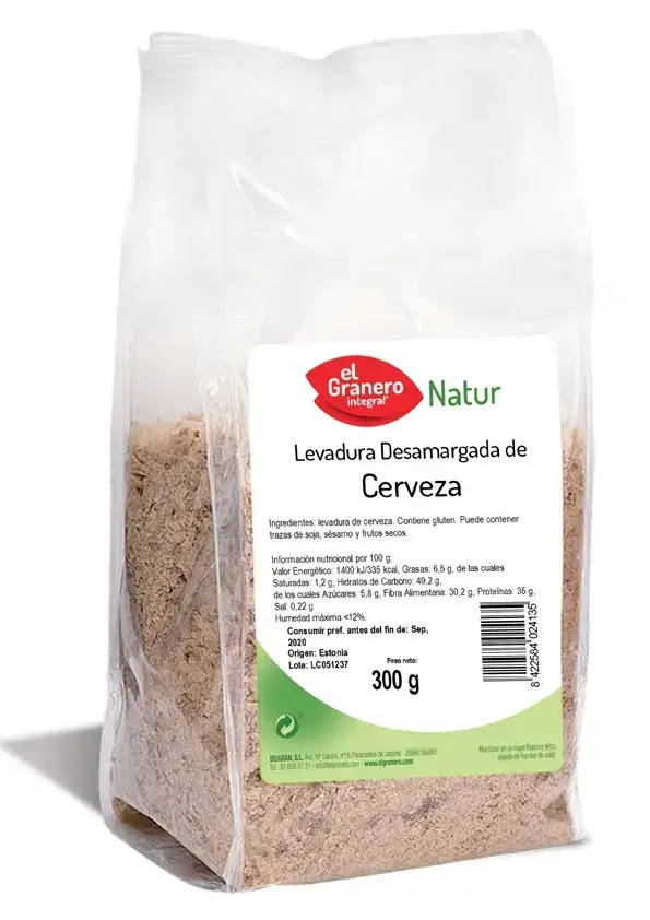Granero Levadura De Cerveza Desamargada 300g