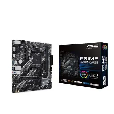 ASUS PRIME B550M-K B550MK ARGB Motherboard micro ATX (90MB1GC0-M0EAY0) (90MB1GC0M0EAY0)