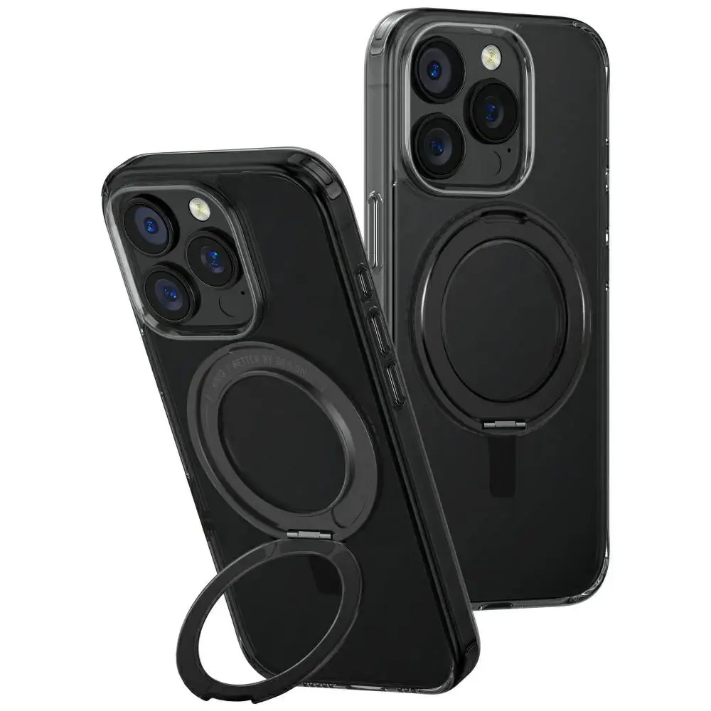 Case UNIQ Swivix for iPhone 16 Pro 360 Rotating Kickstand black