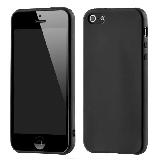 Fusion Soft Matte Back Case Silicone Case For Apple iPhone 7 | 8 | SE 2020 | 2022 Black