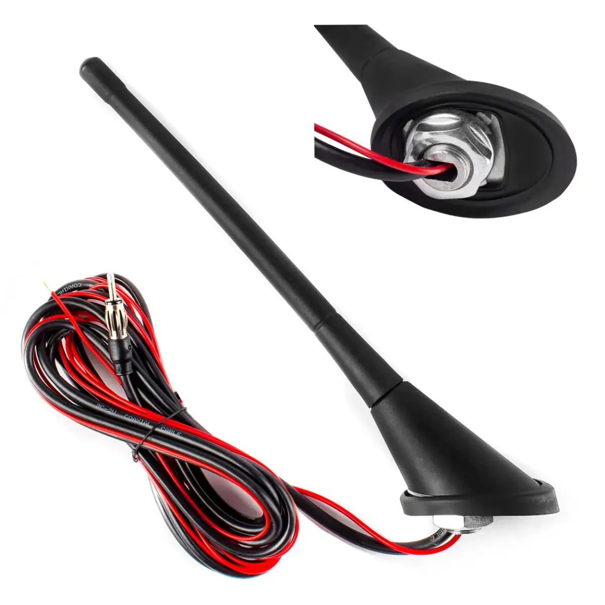 Car antenna with amplifier ANT04 AMIO-01127