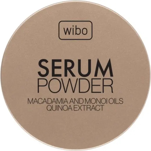Wibo, Serum Powder Macadamia, Quinoa, Absorbs oil, Loose Setting Powder, Transparent, 10 g