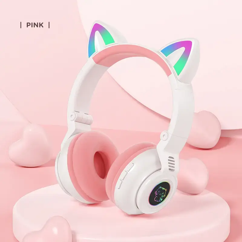 Goodbuy Macaron wireless headsets for kids | bluetooth 5.0 white