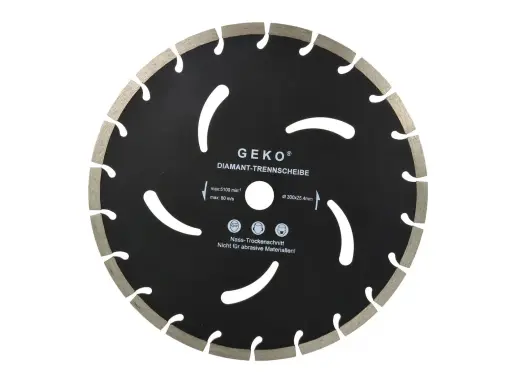 Segmenteeritud teemantketas MUST 300x10x25,4mm GEKO