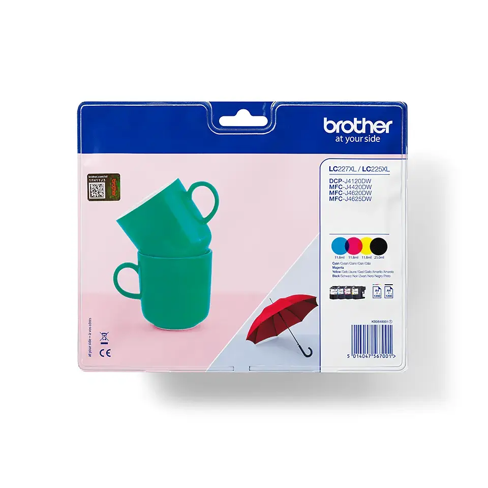BROTHER LC-227XLVALBP ink cartridge 4 pc(s)