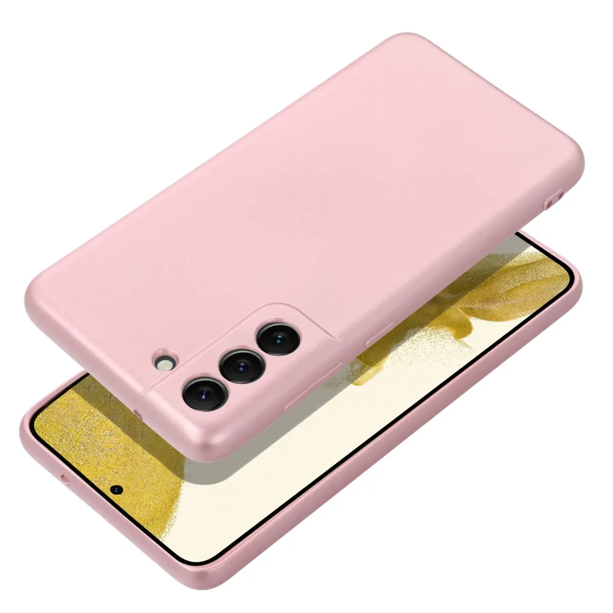 Metallic telefoni ümbris Samsung Galaxy A55 5G (A556) roosa