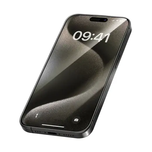Benks Tempered glass Arc Shield Full Coverage (GA61) for Iphone 15 Pro black