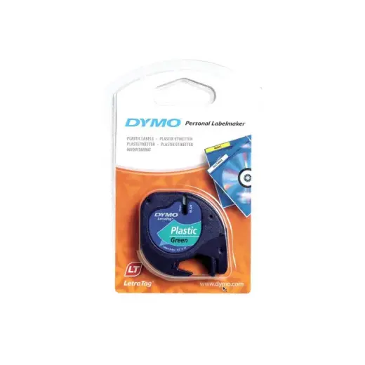 Dymo Schriftband 91204 Plastictape Green (S0721640)