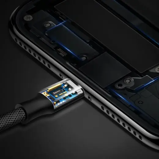 Baseus Yiven data transfer and charging cable | USB-A to Lightning | 10W | 1.8m | black
