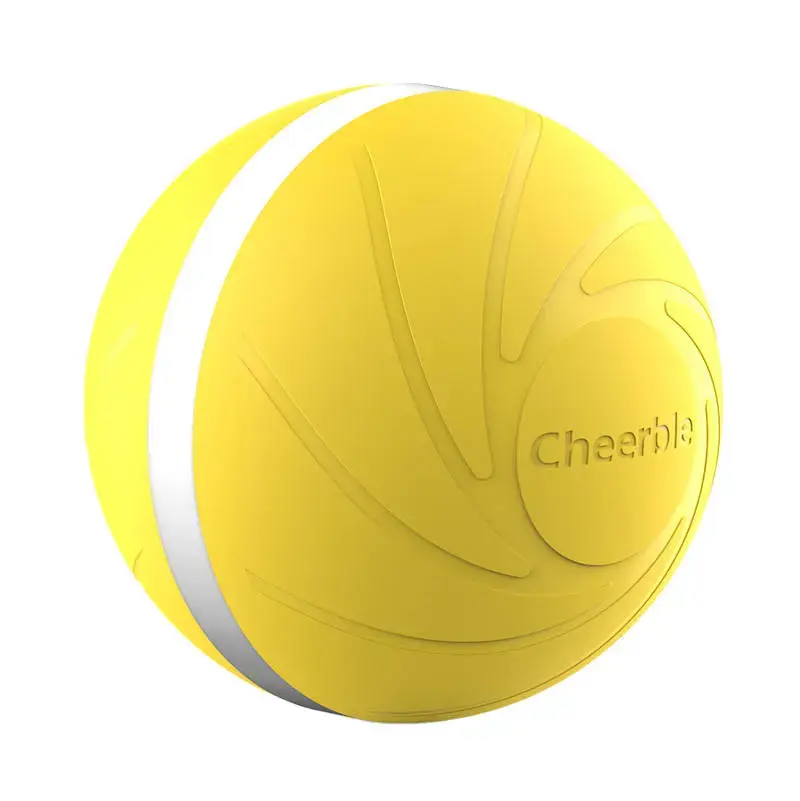Interactive ball for dogs and cats Cheerble W1 (Yellow) 
