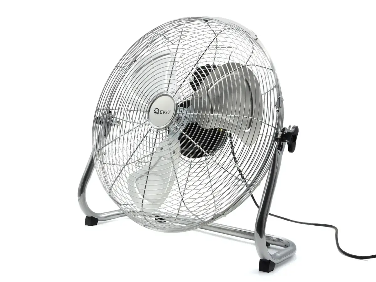 Lieljaudas grīdas ventilators 40cm INOX