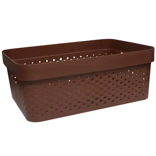 Basket Deny 35x26x13cm, brown