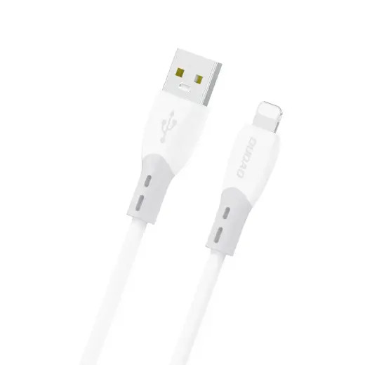 Dudao L25SL duomenų perdavimo ir įkrovimo laidas | USB-A į Lightning | 30W | 1m | baltas