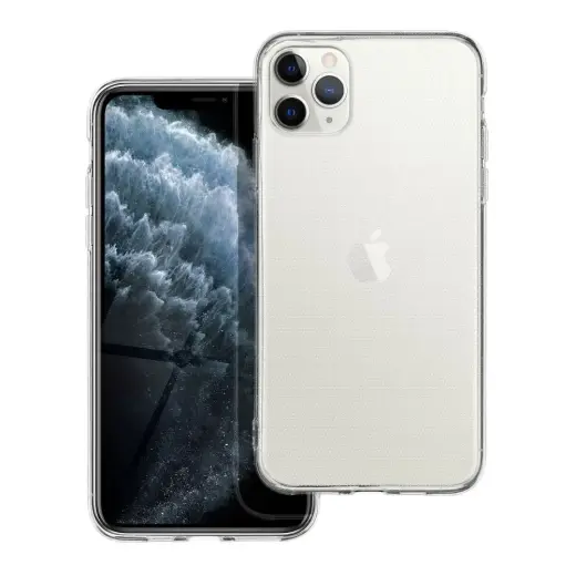 CLEAR 2 mm maciņš telefonam iPhone 11 Pro Max caurspīdīgs