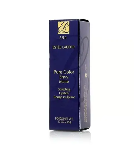 Estee Lauder, Pure Color Envy - Matte, Cream Lipstick, 554, Deep Secret, 3.5 g