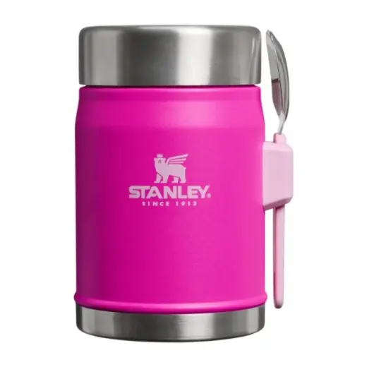 Termosed toidule Legendaarne toidupurk + Spork 0,4L fuksia