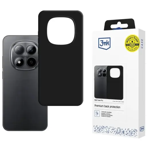 3MK Matt Case Pro for Redmi Note 15 Pro black