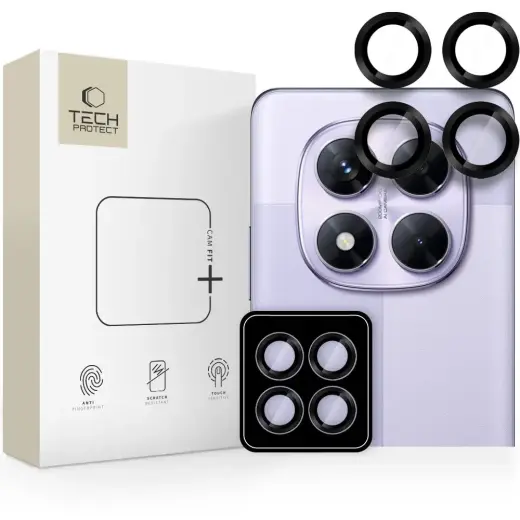 CAMERA COVER TECH PROTECT CAMRING PRO+ XIAOMI REDMI NOTE 14 PRO 5G | POCO X7 5G BLACK