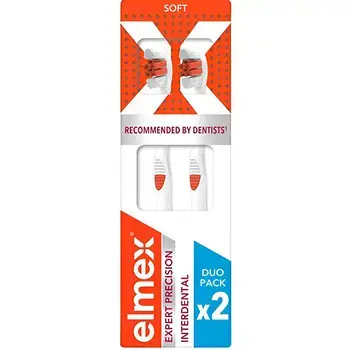 Elmex Expert Precision Interdental Toothbrush Soft - Zubní kartáček ( 2 ks )