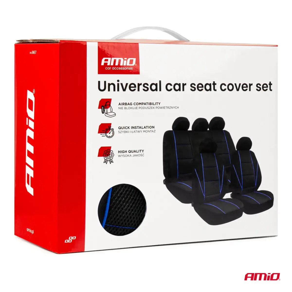 Universal car seat cover set SC-18 AMIO-04618