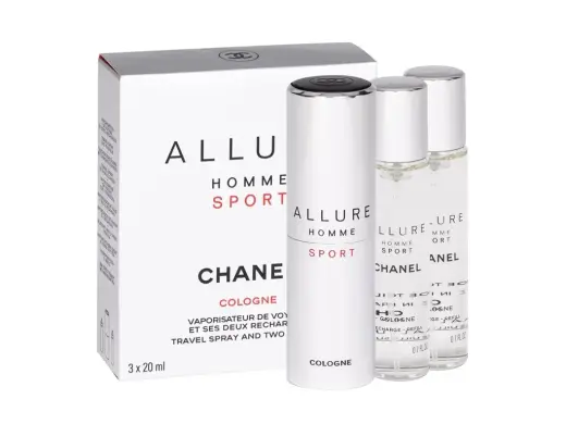 Chanel Allure Homme Sport Cologne Twist and Spray Eau de Cologne 3x20 ml