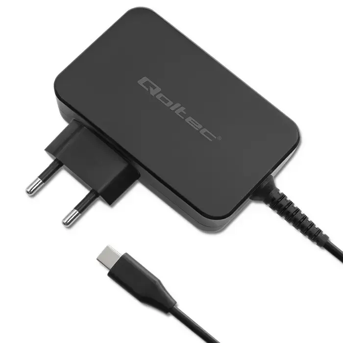 Qoltec POWER PRO tīkla lādētājs | 90W | GaN | USB-C