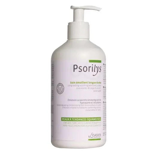 Lab Lysaskin, Psorilys, Protects & Hydrates, Body Emulsion, 500 ml