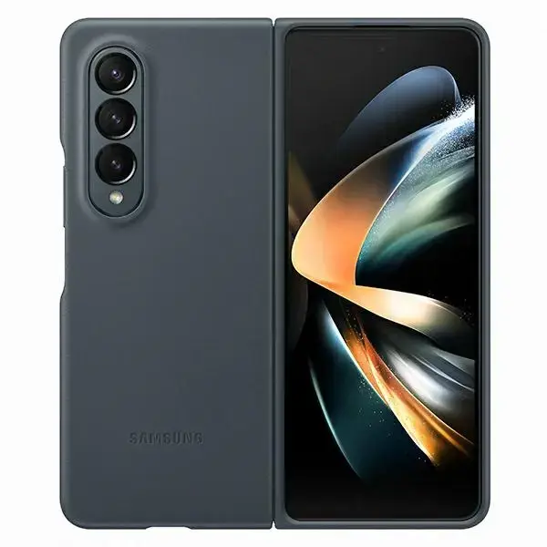 EF-VF936LJE Samsung Leather Cover for Galaxy Z Fold 4 Graygreen