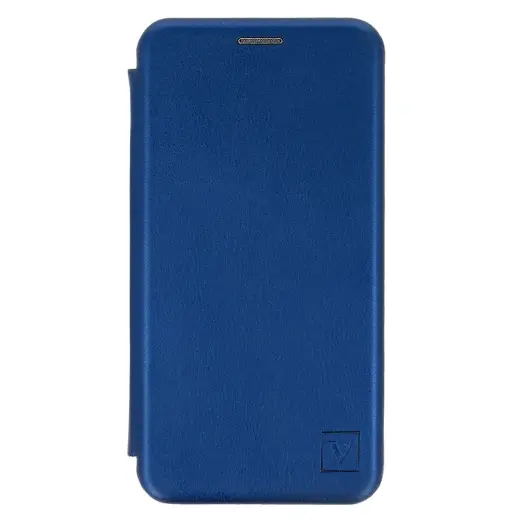 Vennus Elegance knyginio tipo telefono dėklas iPhone 12 mini tamsiai mėlynas
