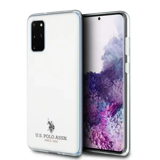 US Polo USHCS67TPUWH S20+ G985 biały |white Shiny