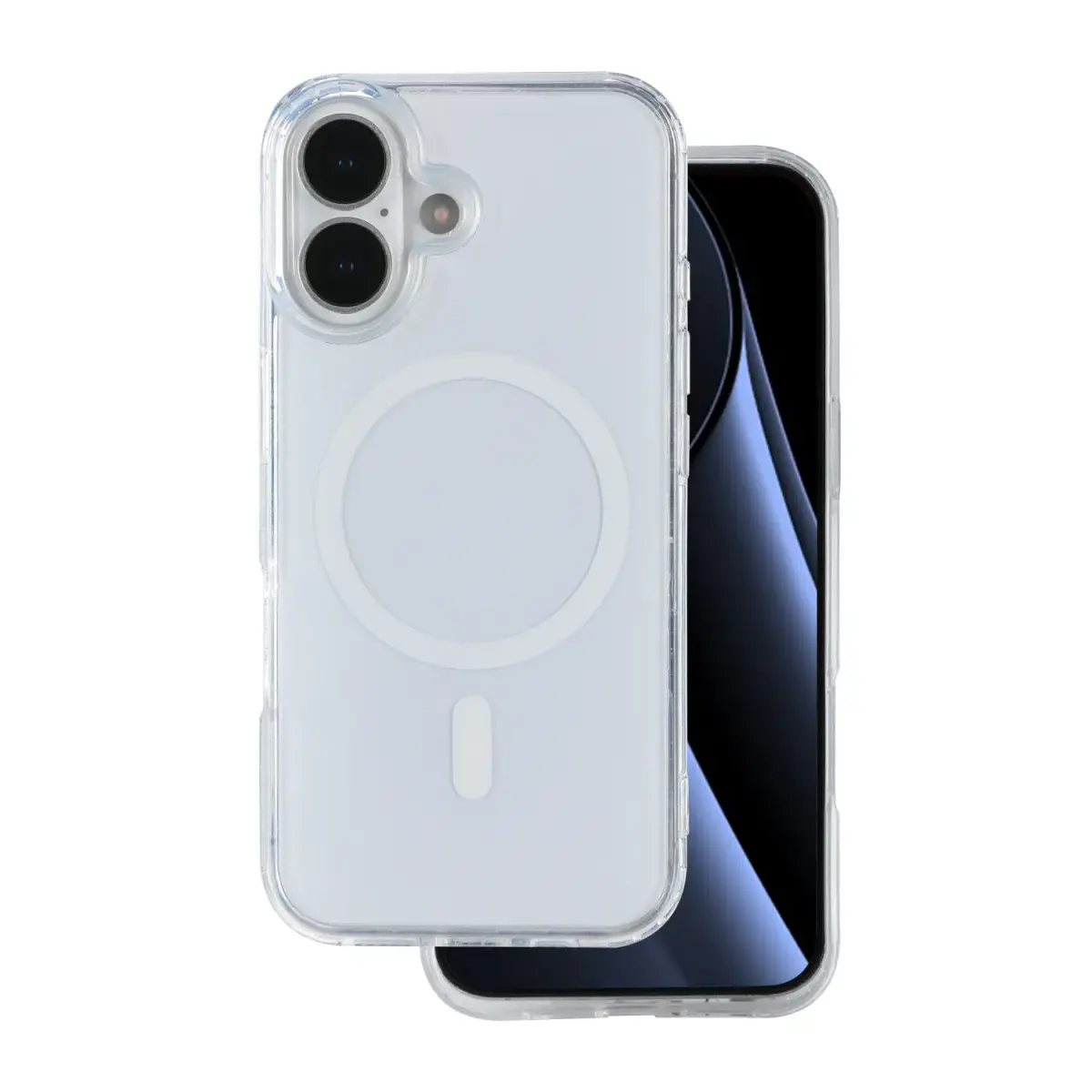 Lowkey Mag maciņš ar MagSafe atbalstu telefonam iPhone 17 balts