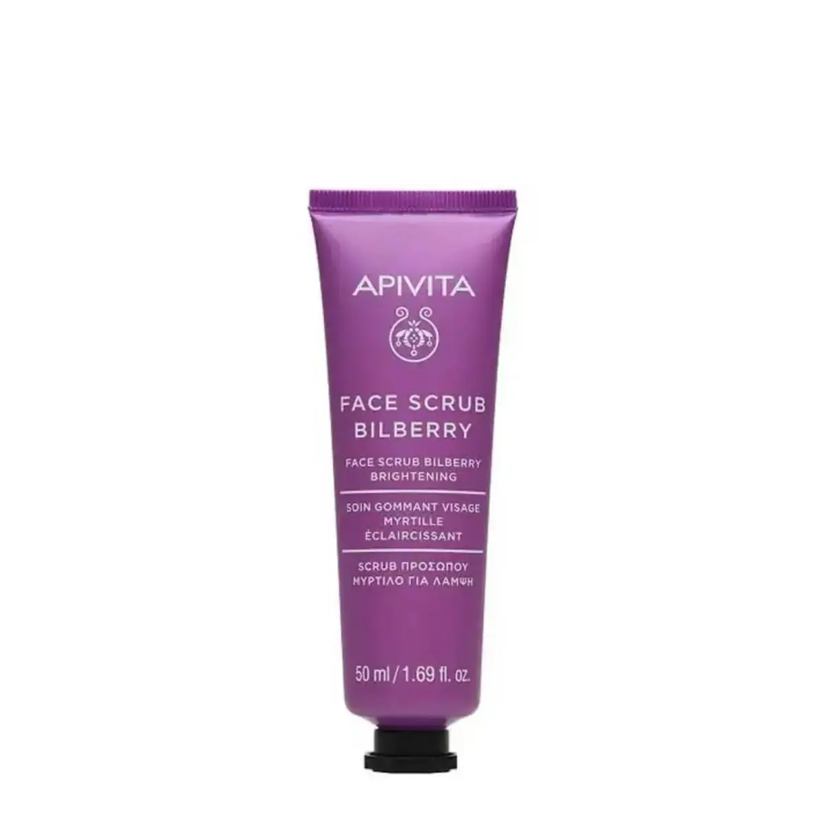 Apivita, Bilberry, Brightening & Exfoliating, Cleansing Scrub, For Face, 50 ml