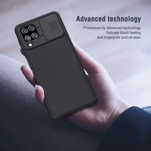 Nillkin CamShield Hard Case for Samsung Galaxy A22 4G Black Photo
