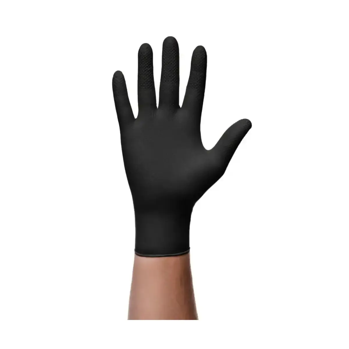 Mercator GoGrip ONE-BY-ONE Black nitrile gloves 100pcs size XL