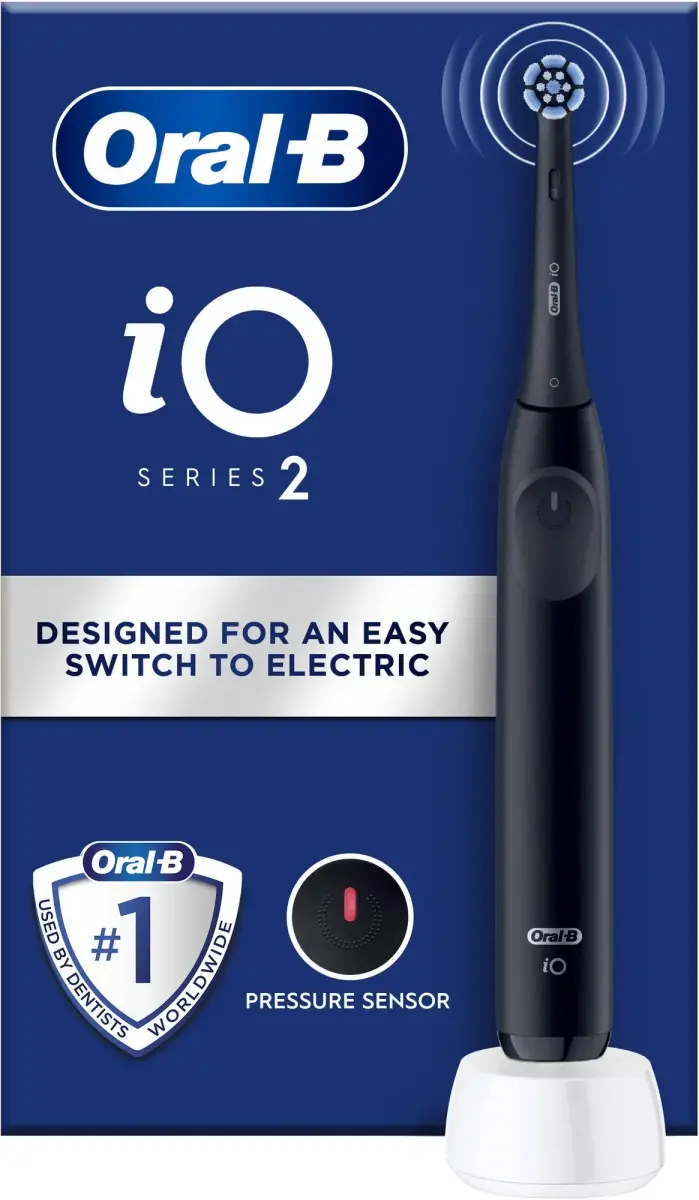 Oral B IO2 Electric Toothbrush Black 1 Pc