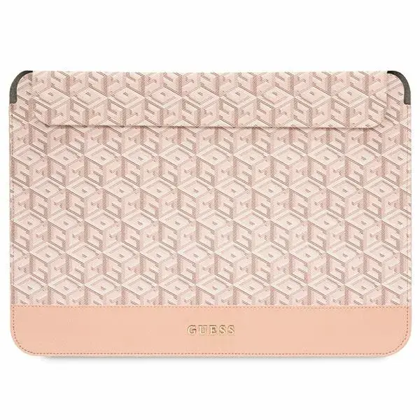 Guess Sleeve GUCS14HGCFSEP 14" różowy|pink GCube Stripes
