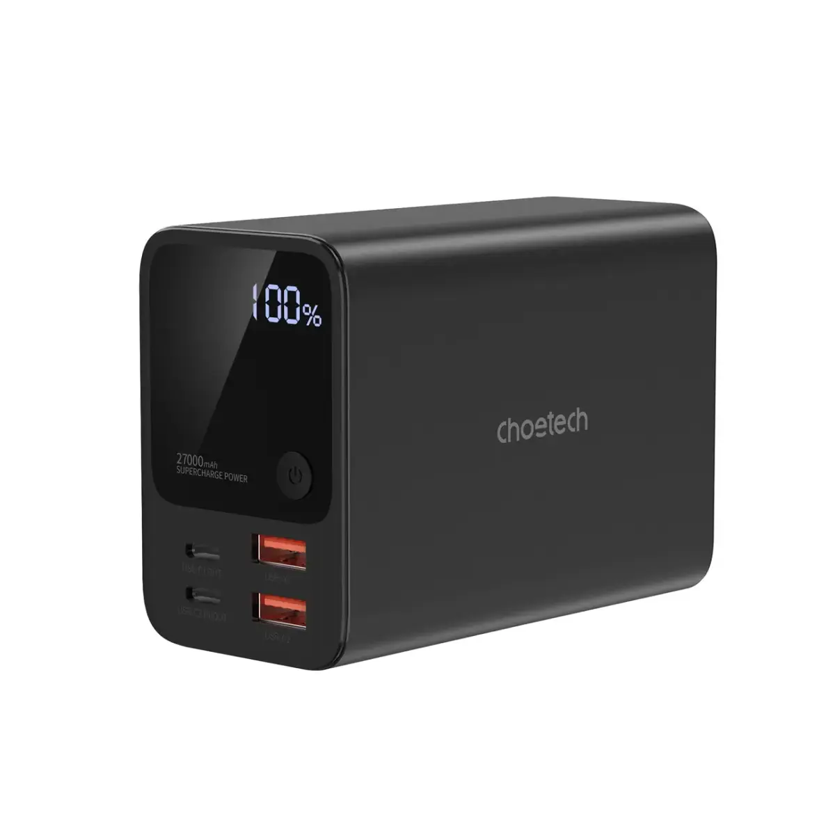 Choetech B635BK external battery (powerbank) | 27000 mAh | 22.5W | USB-A, USB-C | black