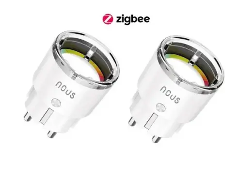 Smart ZigBee Socket NOUS A1Z (2pcs) 10A with energy meter, TUYA / Smart Life
