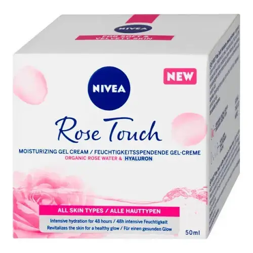 Nivea Rose Touch Moisturizing Gel-Cream - Day - 50ml