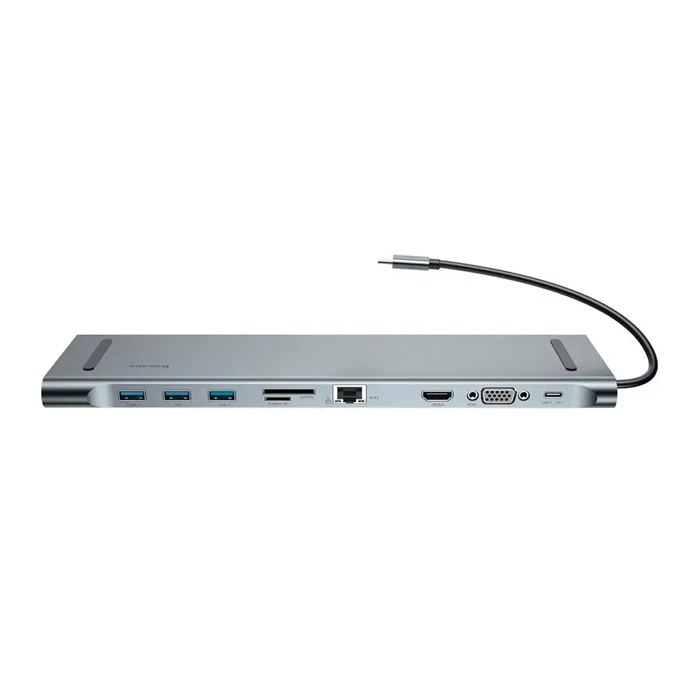Baseus Enjoyment 10in1 Multifunctional Docking Station Stand for MacBook laptop notebook HUB adapter (CATSX-F0G)