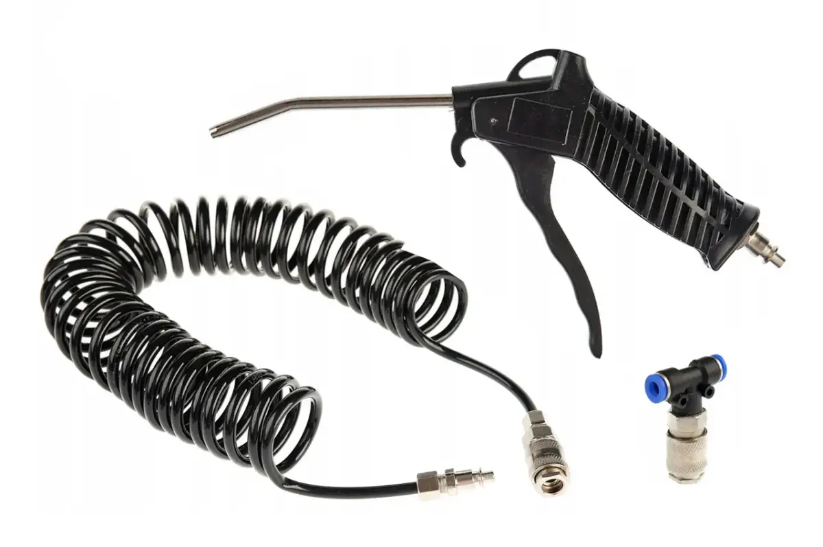 Pneumatic air gun with hose and terminals 13ATM