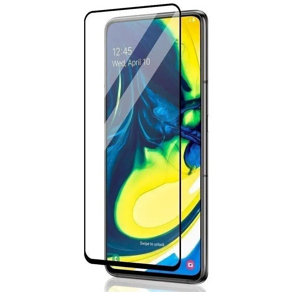 Tempered Glass 9D Full Coveraged with Frame Samsung A415 Galaxy A41 Black