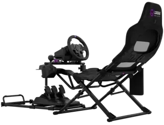 Sacīkšu simulatora rāmis Lorgar Flex ADVANCED RAF1 Black