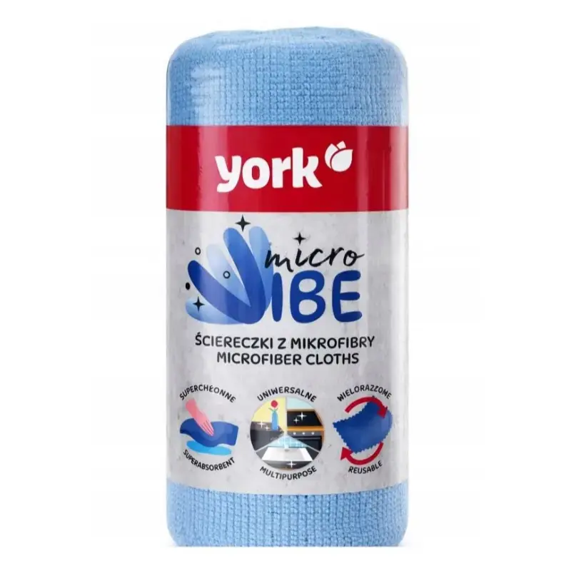 York Mikrošķiedras lupatiņas rullī Micro Vibe
