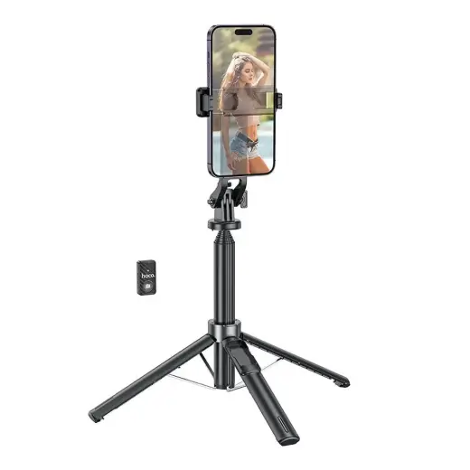 Selfie stick Hoco tripod with wireless remote control K21 black