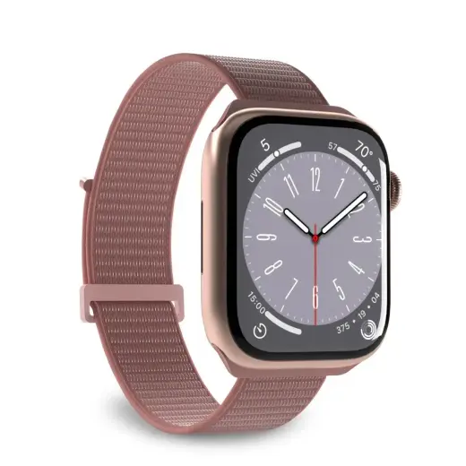 Puro Sport nutikella rihm Apple Watch (38/40/41 mm) jaoks | nailonist | roosa
