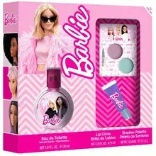 Dětské parfémy Barbie Gift Set EDT 30 ml, lip gloss and eyeshadow