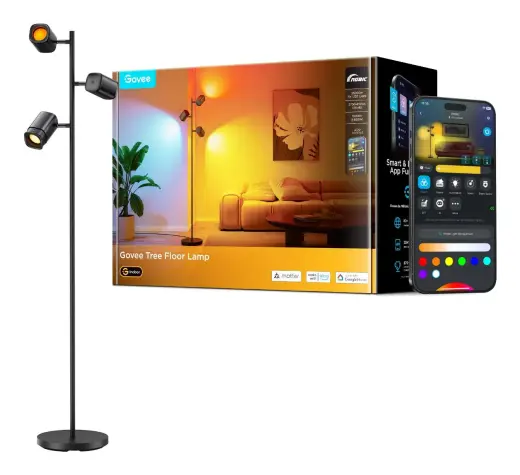 Govee Luminaire Tree Floor Lamp / H60B2311 Black