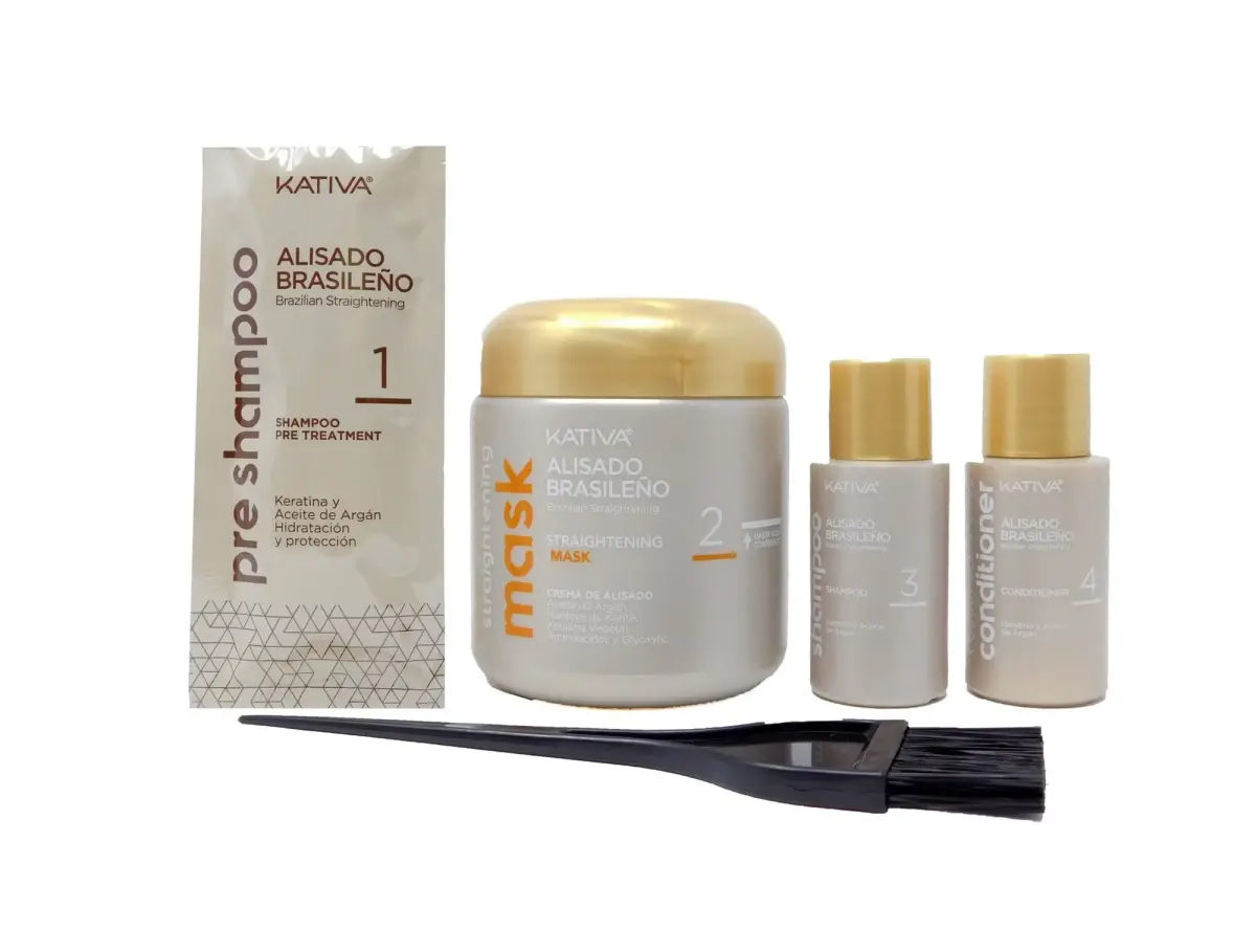 Brazilian Hair Straightening Keratin Set KATIVA